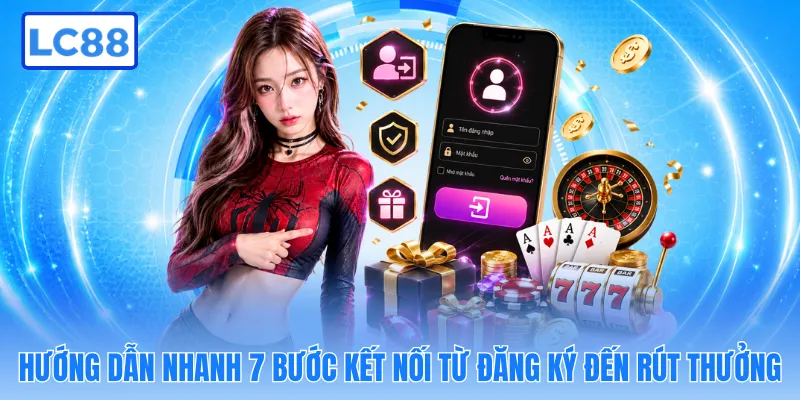 Hướng dẫn nhanh 7 bước kết nối từ đăng ký đến rút thưởng